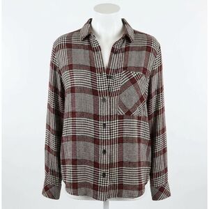 NEW BELLA DAHL pocket tail button down shirt in winter glen plaid